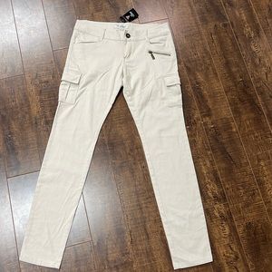 Guess Beige Cargo Jeans Skinny Stretch size 27